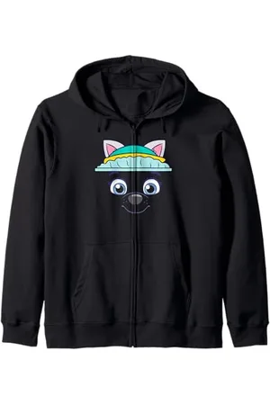 Paw Patrol Everest Charakter Gesicht Kapuzenjacke