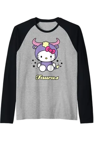 Hello Kitty Taurus Star Sign Raglan