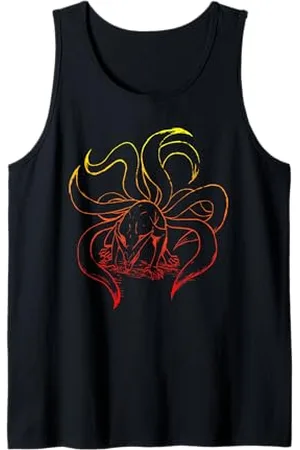 Naruto Shippuden Neunschwanz Farbverlauf Kontur Tank Top