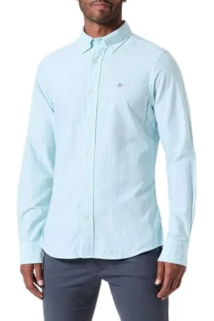 GANT Herren Slim Oxford Banker Stripe Shirt Hemd mit Button-Down-Kragen, , XXL