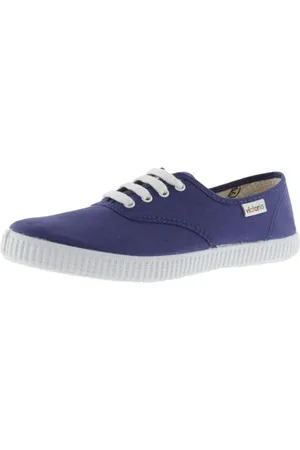 victoria Plimsoll Unisex 1915 Canvas & Weiße Schnürsenkel 106613 für Erwachsene 40