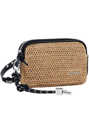 Desigual Für Damen Mone_Half Logo Raffia J Bi-Fold Wallet