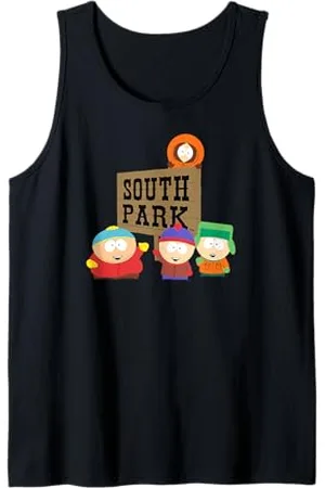 South Park Gang with Sign Tank Top