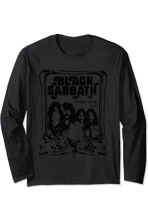 Black Sabbath World Tour 78 Bandstempel Langarmshirt