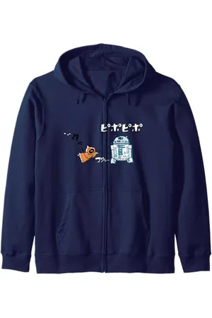 STAR WARS R2-D2 and Clumsy Jawa Japan Cute Kawaii Doodle Kapuzenjacke