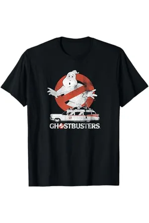 Ghostbusters Kein Geist mit Ecto Vector T-Shirt