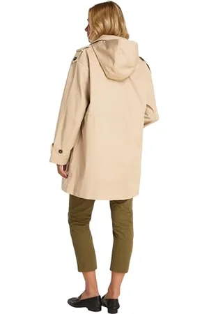 Tommy Hilfiger Damen Parka Cotton Hood Trenchcoat, , 46