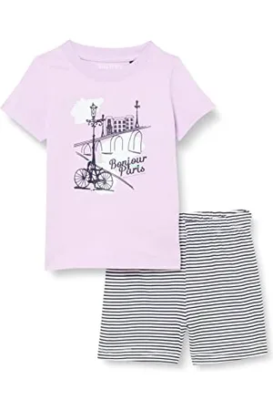 Blue Seven Mädchen Pyjama Pyjamaset, , 3 Years (2er Pack)