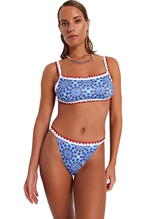 Trendyol Damen Bikinihose mit normaler Taille Bademode, , 40