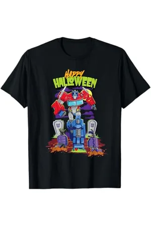 TRANSFORMERS Evergreen Happy Halloween Decepticon Graveyard T-Shirt