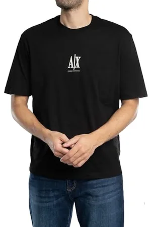 Armani Exchange Herren Icon Small Logo Tee T-Shirt, , Mittel