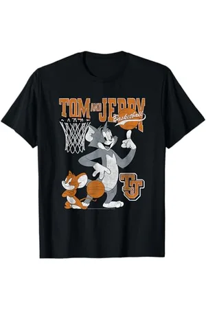 Tom And Jerry Spinning Basketball T-Shirt