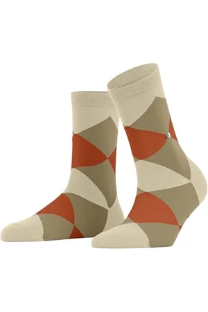 Burlington Damen Socken Bonnie W Sso Baumwolle gemustert 1 Paar, , 36-41