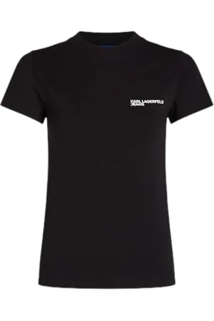 Karl Lagerfeld Damen Regular Essential Tee T-Shirt, , M EU