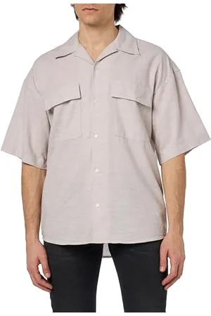 JACK & JONES Herren Jorsummer Linen Resort Shirt Ss Kurzarmhemd, , L
