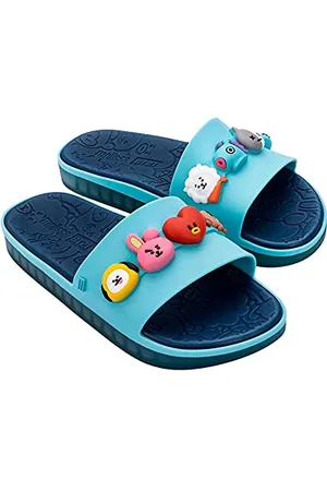 Melissa BEACH SLIDE NEXT GEN + BT21, Flache Sandale