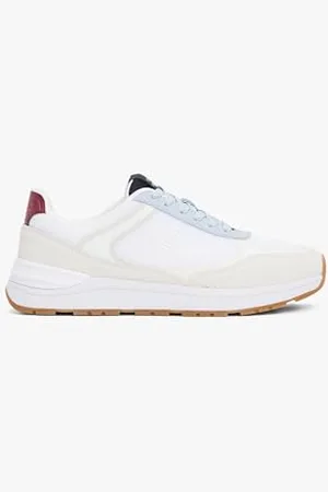 Tommy Hilfiger Damen Runner Sneaker Casual Fashion Mix Elegant, (White), 37