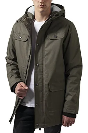Urban classics Herren Heavy Cotton Parka Jacke, , S EU