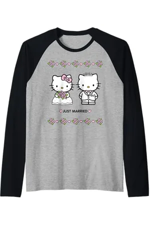 Hello Kitty Just Married Raglan