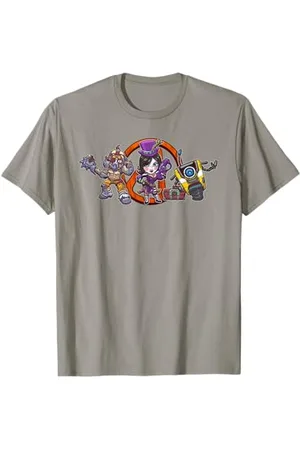 Borderlands Scamps Chibi T-shirt (Moxxi Psycho Claptrap) T-Shirt