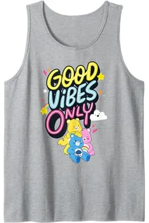Care Bears Good Vibes Only Grumpy Cheer Funshine Friend Trio Tank Top
