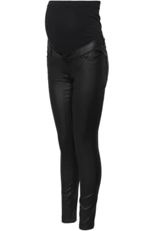 Mama;licious Damen Vmmseven Ss Smooth Coated Pants Noos, , S