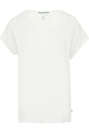 QS by s.Oliver Modalmix-Shirt mit Spitzenblende XL