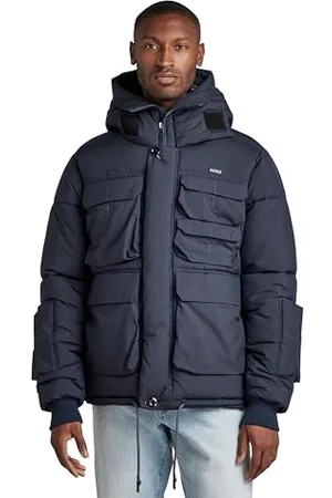 G-Star RAW Herren Field Hooded Puffer Jacke, , M