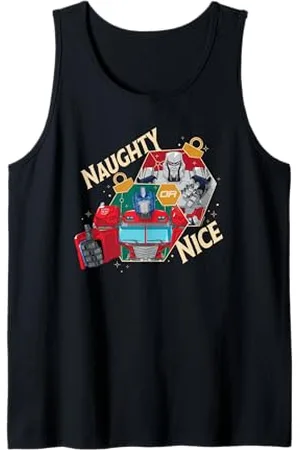 TRANSFORMERS Evergreen Christmas Naughty Or Nice Tank Top