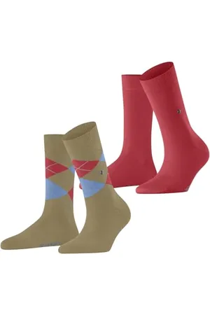 Burlington Damen Socken Everyday Mix Multipack W So Baumwolle gemustert 2 Paar, , 36-41