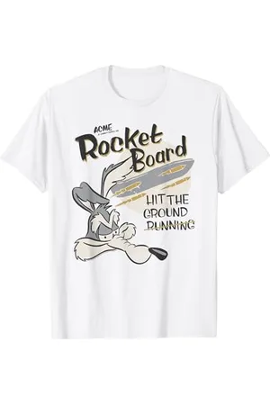 LOONEY TUNES Wile E Coyote Rocket Board T-Shirt