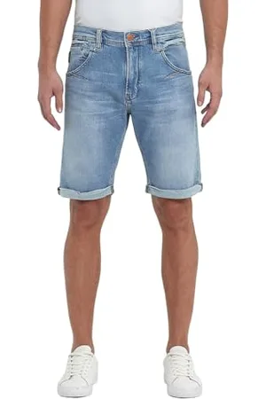 LTB Herren Jeansshorts Darwin - Shorts Herren Niedrige Taille, Bermudashorts mit Reißverschluss in Blau - Größe M