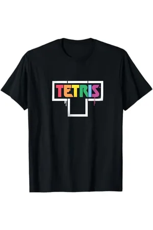 Tetris Graffiti Herzkunst T-Shirt