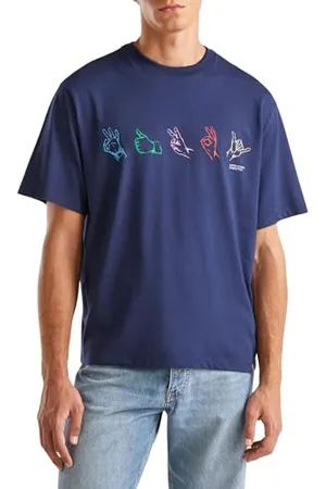 Benetton Herren 3bl0u1099 T-Shirt, , Medium