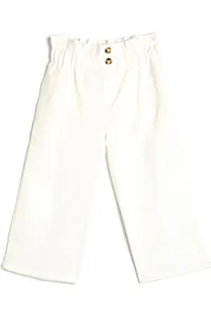 Koton Girls Wide Leg Trousers Elastic Waistband Cotton Relax Cut