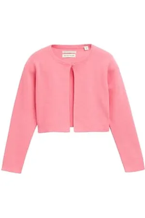 TOM TAILOR Kinder T-Shirt mit Volants, Sunrise pink, 104/110