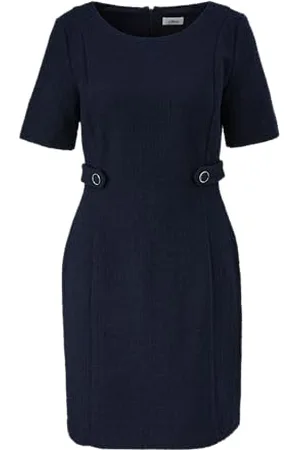 QS by s.Oliver Damen 2141283 Etui Kleid, Bouclé, , 36