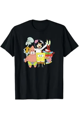 Spongebob SpongeBob Oversized Beach Group T-Shirt