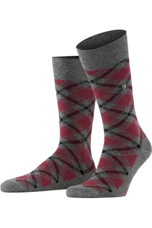 Burlington Herren Socken Tartan M So Baumwolle gemustert 1 Paar, , 40-46