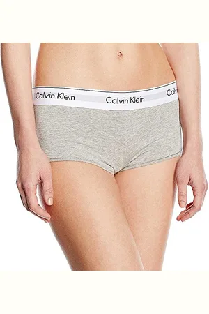 Calvin Klein Damen Hipster Boyshort aus Baumwolle mit Stretch, , S
