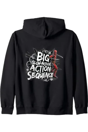Marvel Deadpool & Wolverine Große Zeitlupe Kapuzenjacke