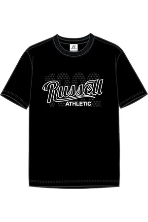 Russell Athletic A30231-IO-099 1902RA-S/S Crewneck Tee Shirt T-Shirt Herren Black Größe S