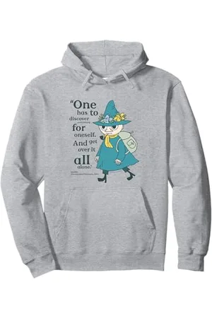 Moomin Discover land Midwinter Snufkin Zitat Pullover Hoodie