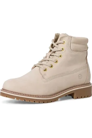 Tamaris Damen Schnürstiefel gefüttert Leder Blockabsatz Winter; /braun; 39 EU