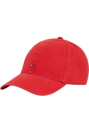 Tommy Hilfiger Damen Cap Essential Flag Soft aus Baumwolle, Mehrfarbig (Medium Red), Einheitsgröße