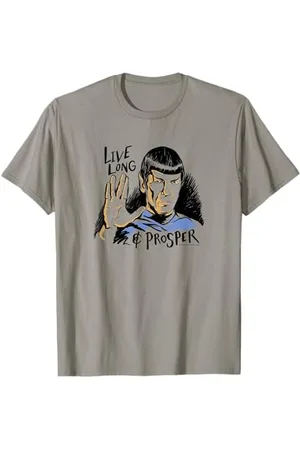 Star Trek Live Long and Prosper Spock Sketch T-Shirt