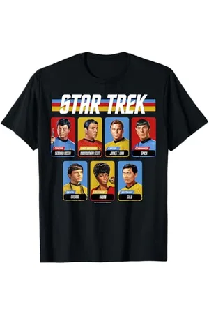Star Trek : The Original Series Retro Bridge Crew Portraits T-Shirt