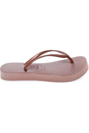 Havaianas – Slim Flatform, Elegante, langlebige und vielseitige Badelatschen, mit 2,5 cm Dicker Sohle, dünne Riemen, Damen