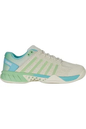 K-Swiss Damen Express Light Pickleball Tennis Shoe, EGRET/Patina Green, 37 EU
