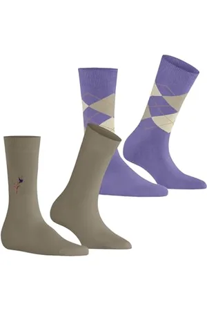 Burlington Damen Socken Everyday X-Mas Multipack W So Baumwolle gemustert 2 Paar, , 36-41
